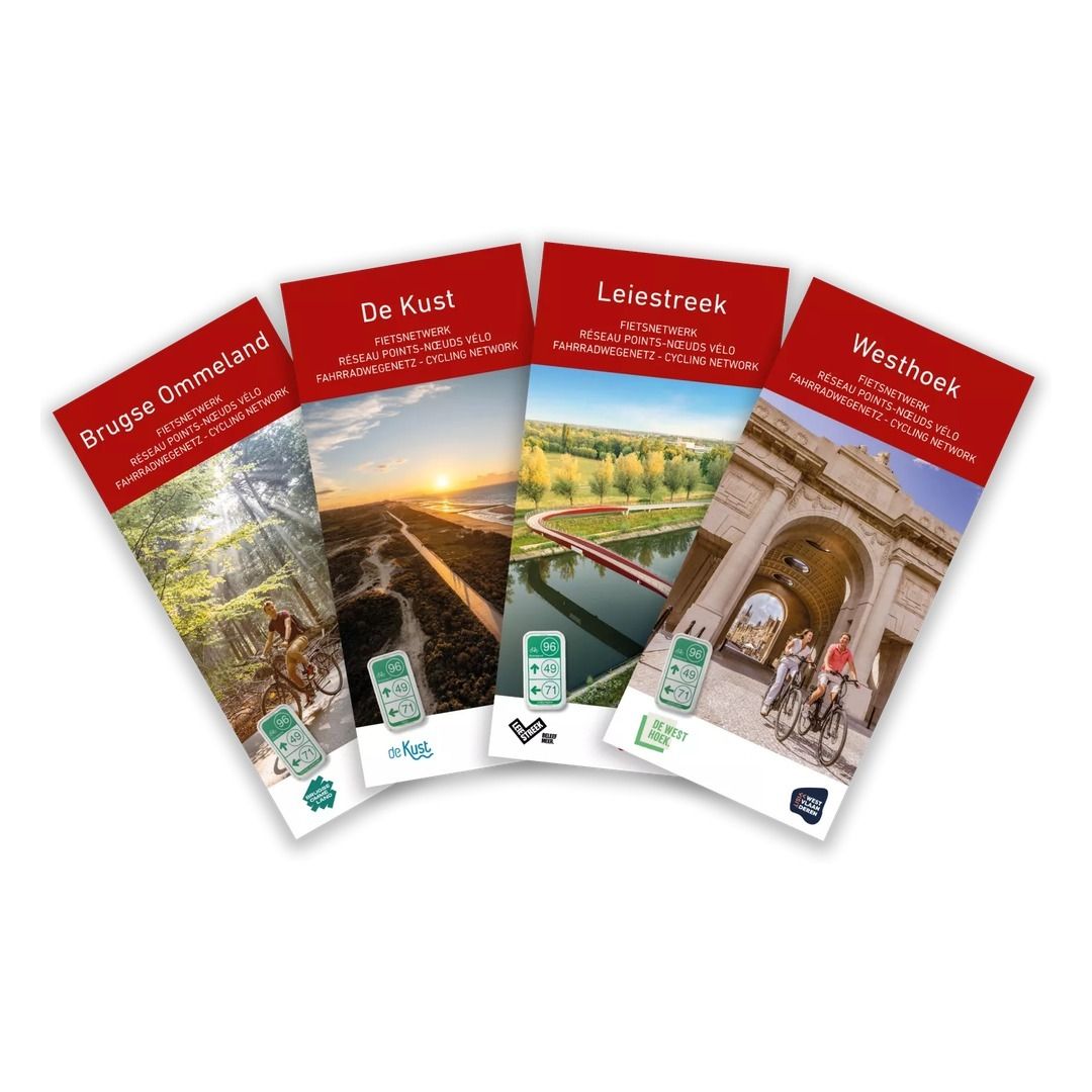 Fietsnetwerkkaarten van West-Vlaanderen